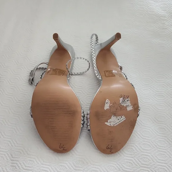 3 for $20 Silver strappy sandals - Picture 3 of 7